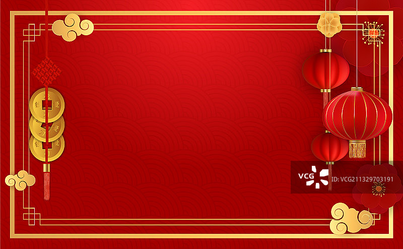 抽象中国节日梅花背景图片素材