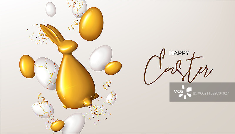 复活节快乐节日banner模板图片素材