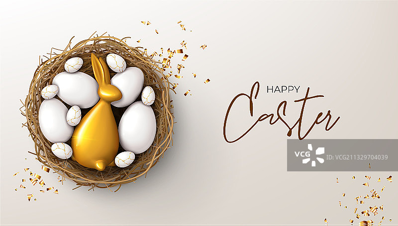 复活节快乐节日banner模板图片素材