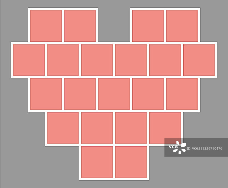 情人节情绪板拼贴模板图片素材