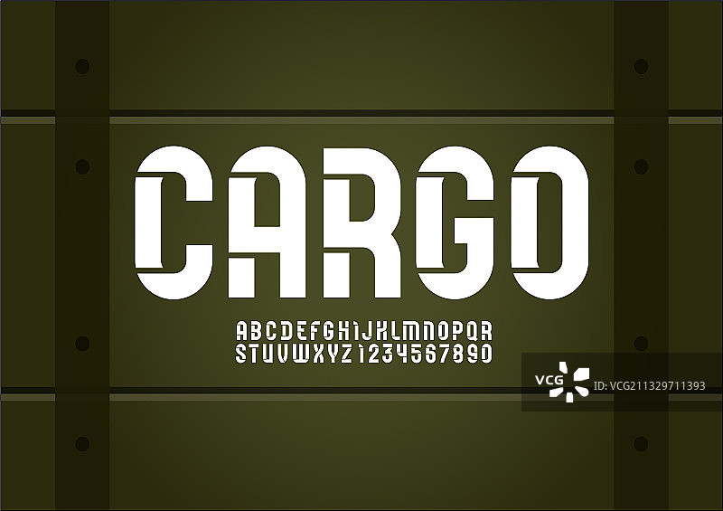 模版白色字体压缩军事字母图片素材