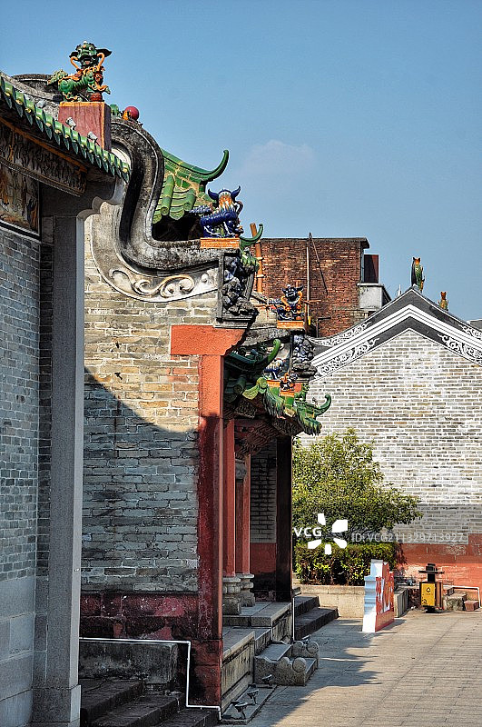 广东东莞南社村古建筑群图片素材