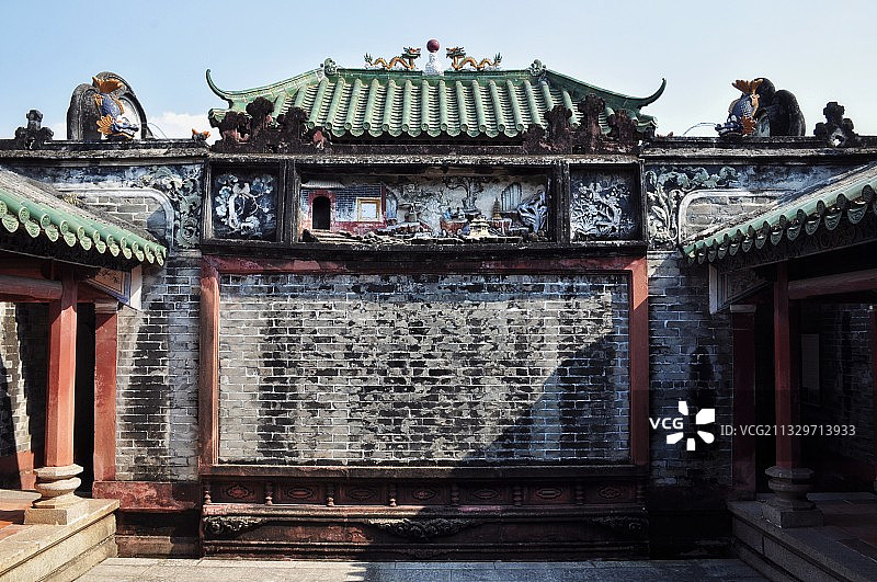 广东东莞南社村古建筑群图片素材