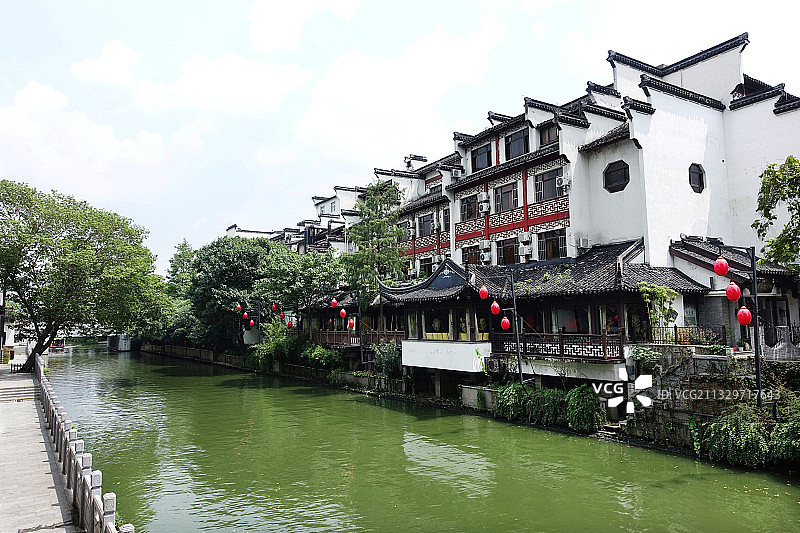 江苏南京古秦淮河风光图片素材