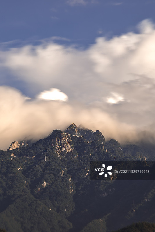 老君山玻璃漂流 洛阳图片素材