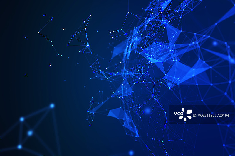 蓝色创意科技场景图片素材