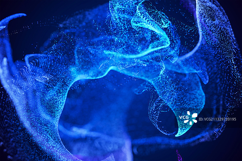 蓝色创意科技场景图片素材