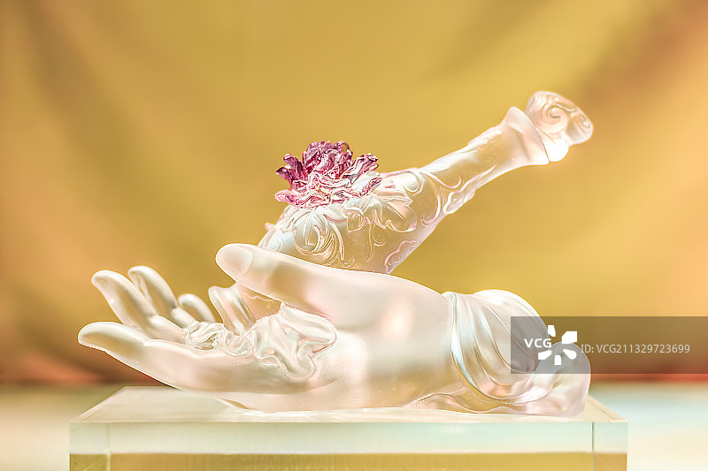 琉璃工艺品佛手金鱼葫芦图片素材