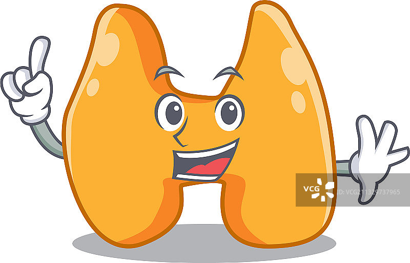 一指甲状腺卡通设计图片素材