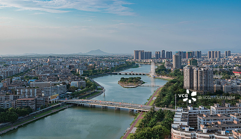 茂名小东江两岸图片素材