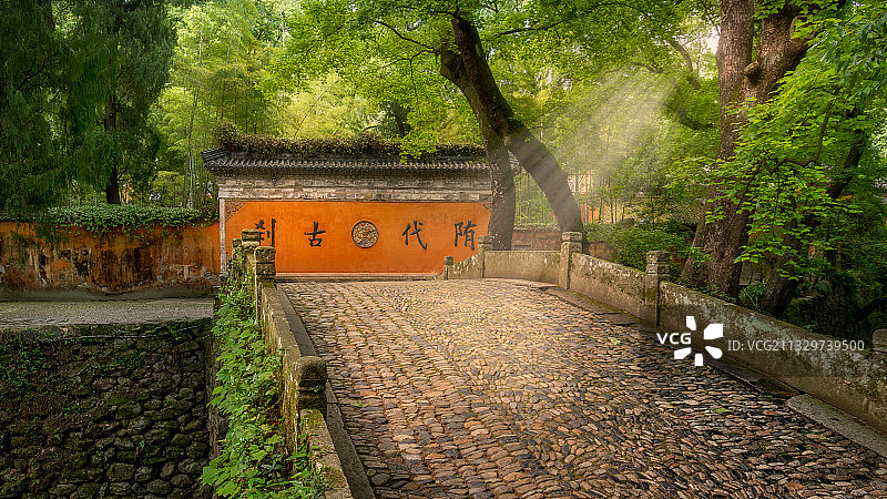 浙江台州天台国清寺图片素材