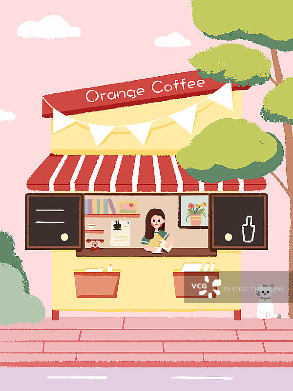 梦想小店-咖啡店图片素材