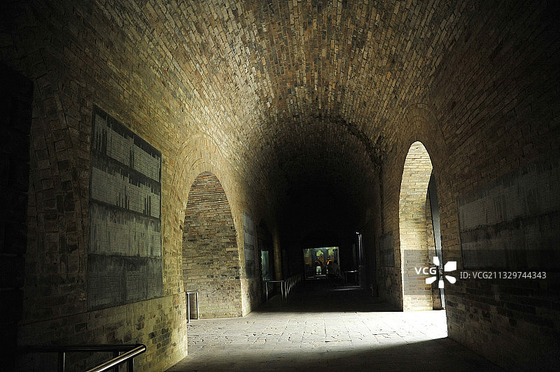 江苏南京钟山名胜风景区云谷寺无梁殿图片素材