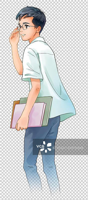 校园男生图片素材