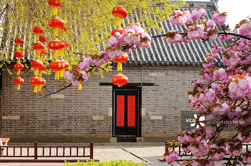 孟府孟庙景区 济宁图片素材