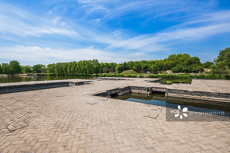 北京圆明园万方安和遗址图片素材