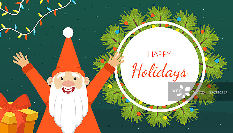 带有可爱快乐元素的节日快乐banner模板图片素材