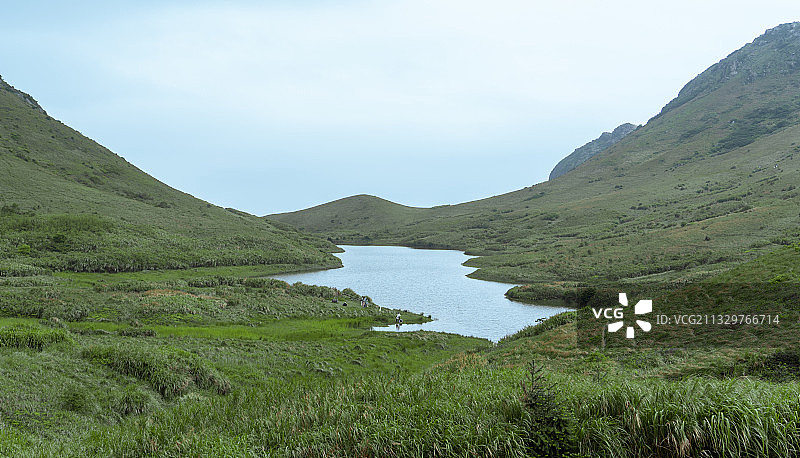 海上有座岛，岛上有座山，山上有片湖—大嵛山岛小天湖图片素材