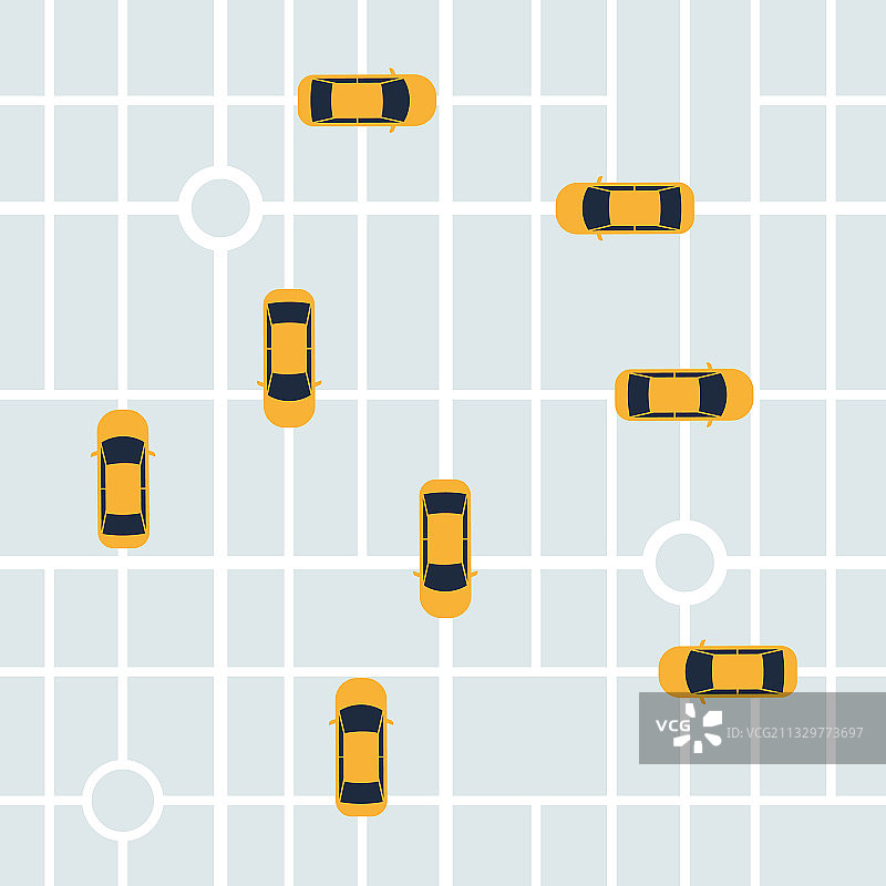 手机应用城市地图出租车俯视图图片素材