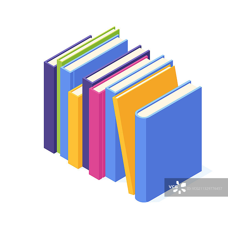 堆叠的精装纸质书本图片素材