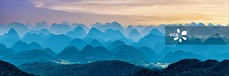 中国贵州万峰林风光图片素材