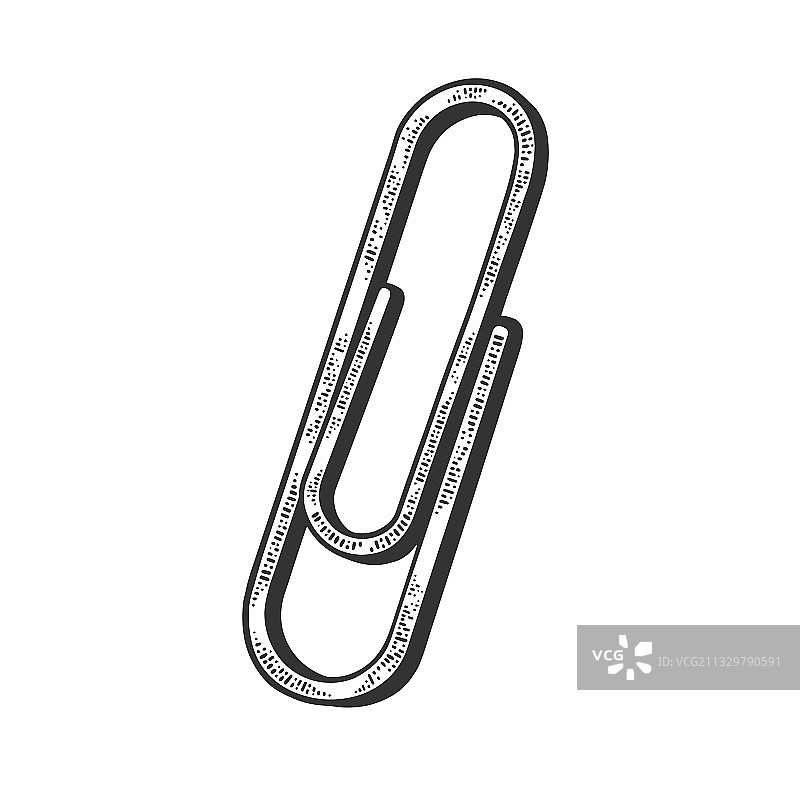 回形针草图图片素材