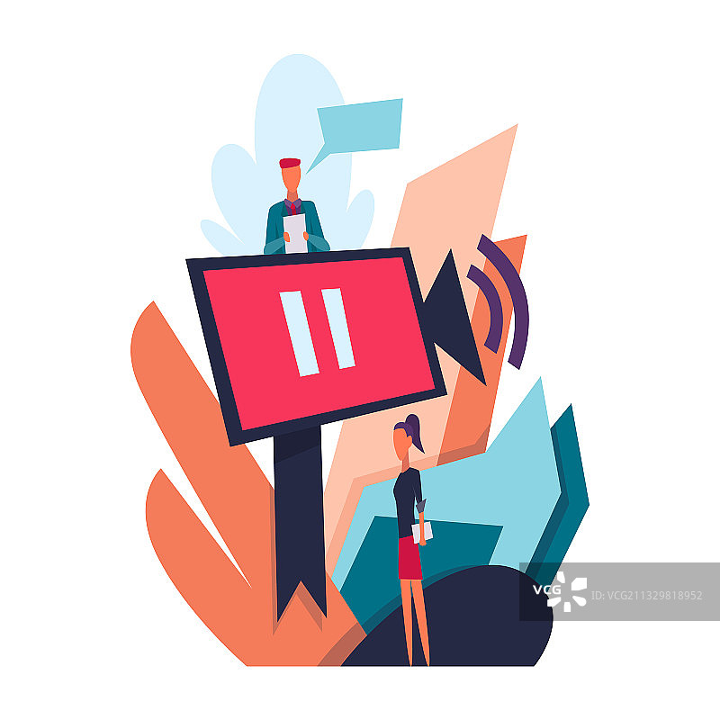 色度键抠像视频博客录制工作室图片素材