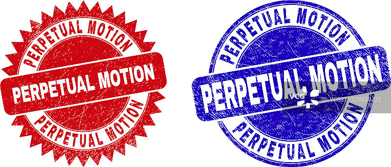 永动机圆形花结水印图片素材