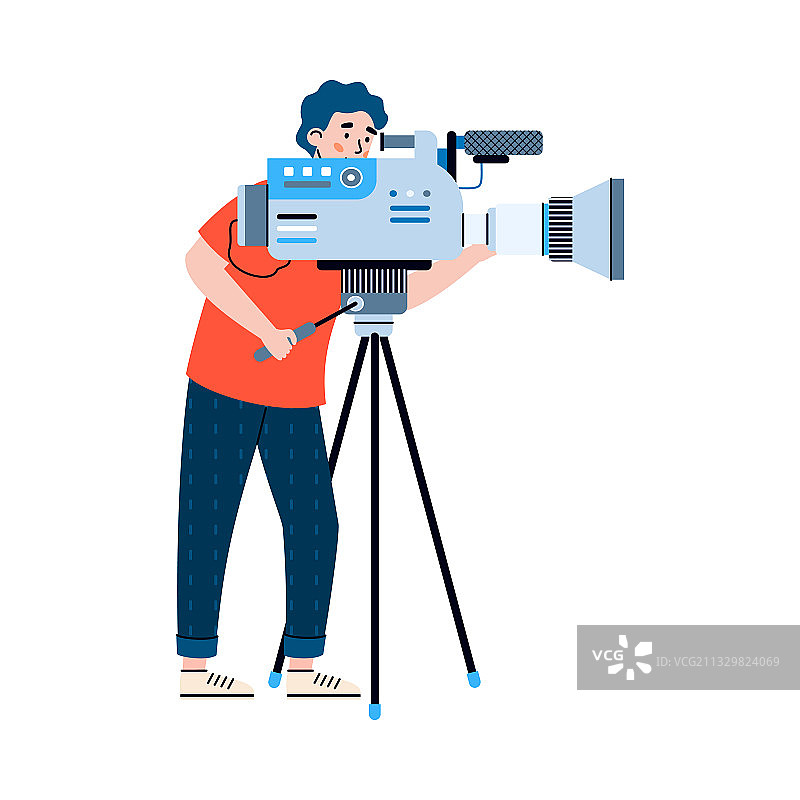 专业摄像师图片素材