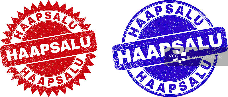 带磨损效果的圆形花边海豹图案图片素材