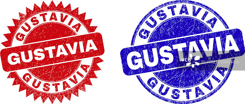 古斯塔夫圆形花边水印图片素材