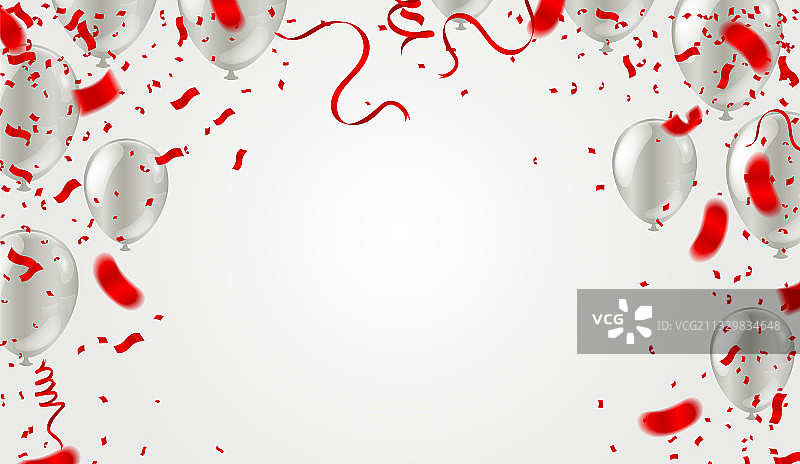 逼真情人节气球组合图片素材
