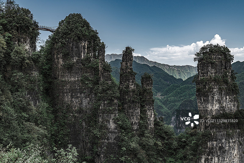 柴埠溪风光图片素材