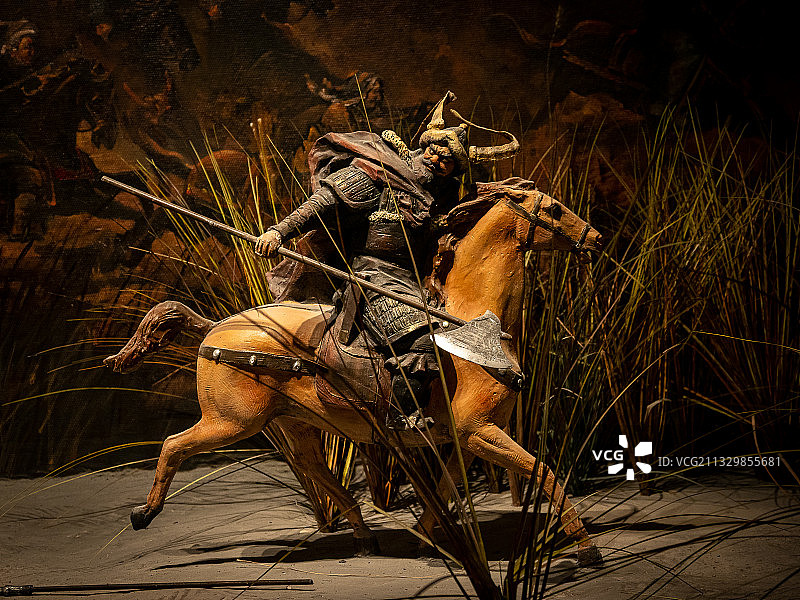 金兀术塑像图片素材