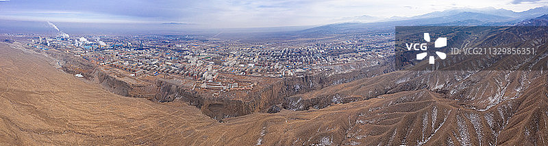 石油河石油城全景图片素材