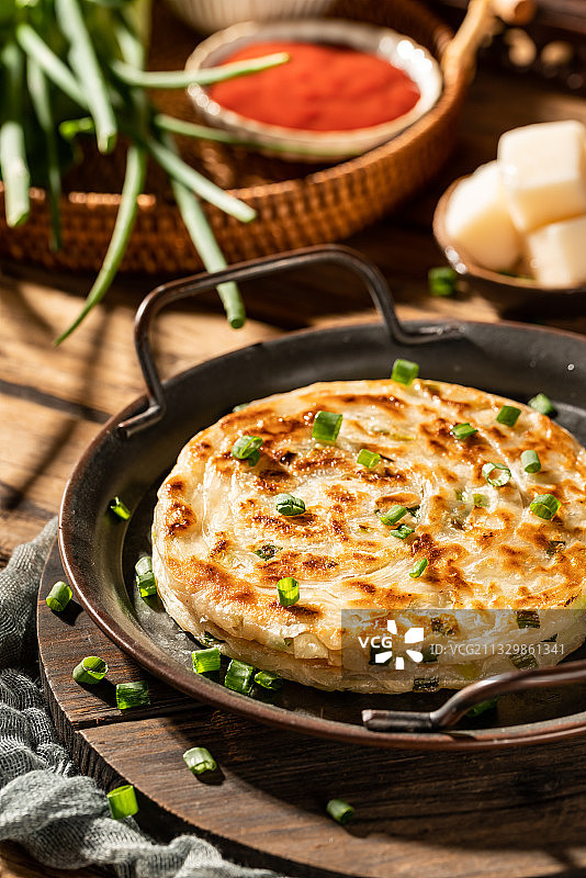 葱油饼图片素材