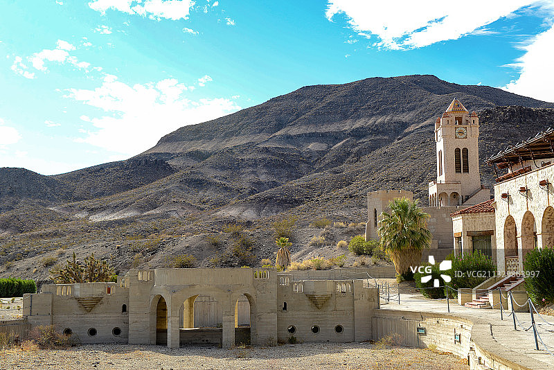 美国，加利福尼亚，死亡谷，史考特城堡图片素材