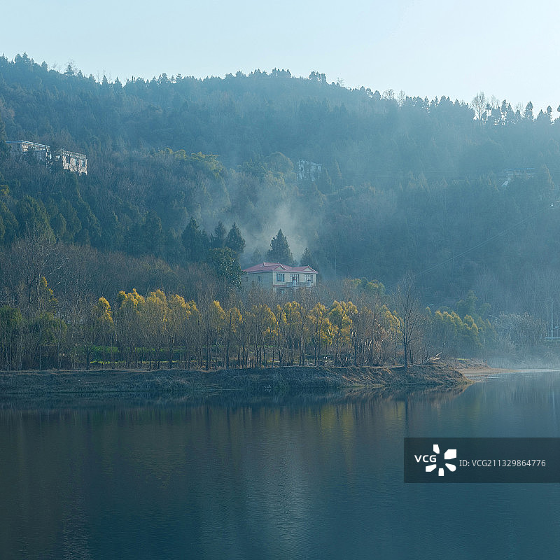 升钟湖 南充图片素材