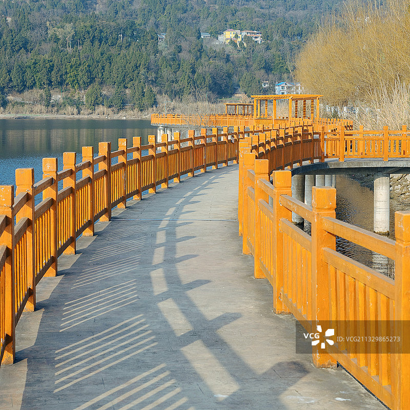 升钟湖 南充图片素材