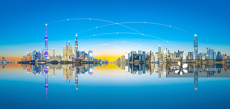 上海香港科技城市建筑图片素材