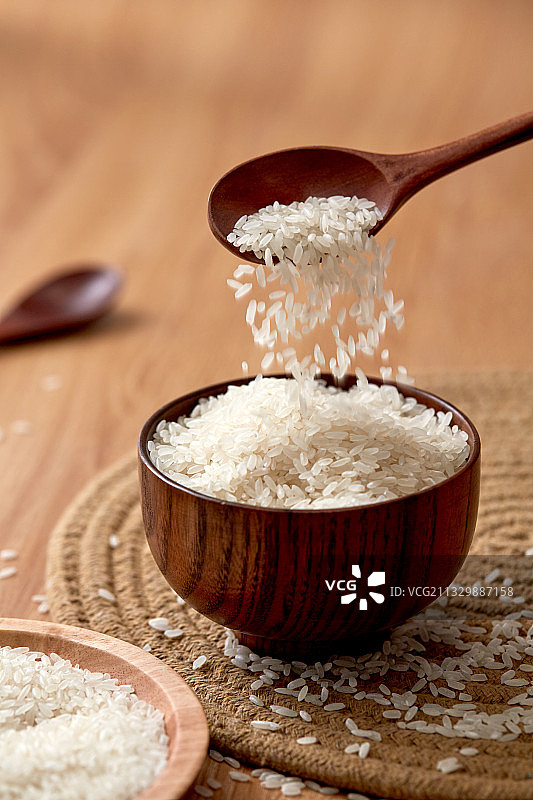 主食大米图片素材