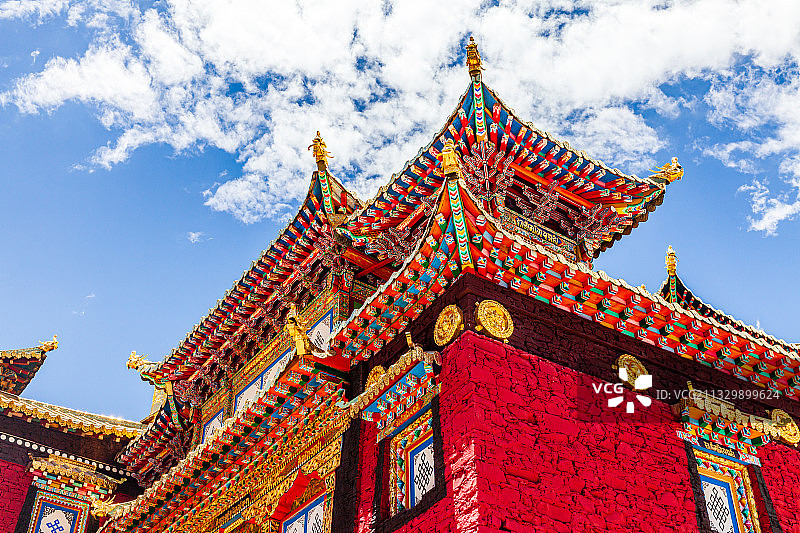 中国，四川，阿坝，观音庙图片素材