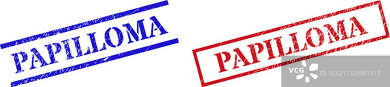 带纹理的乳头状瘤橡胶印章图片素材