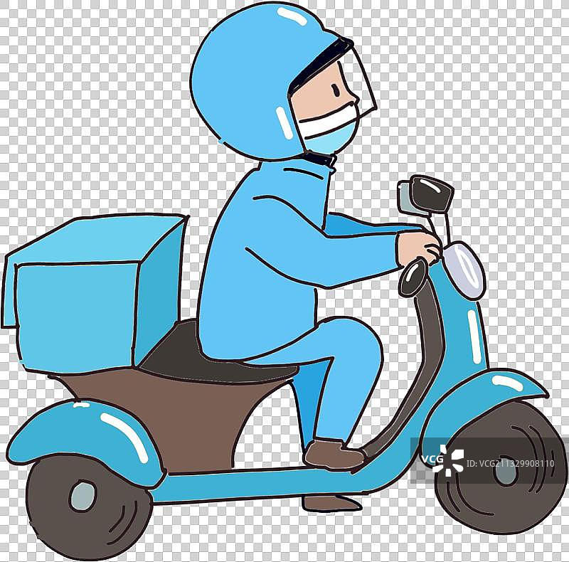 外送员元素图片素材