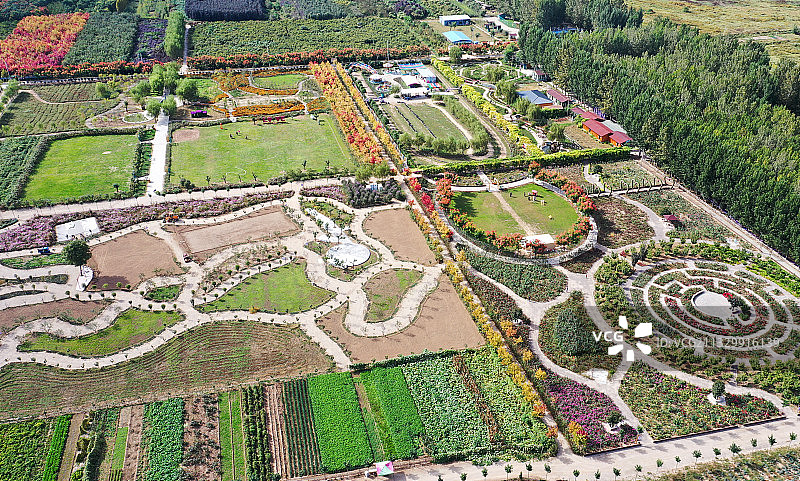 山西临汾林乡四季庄园图片素材