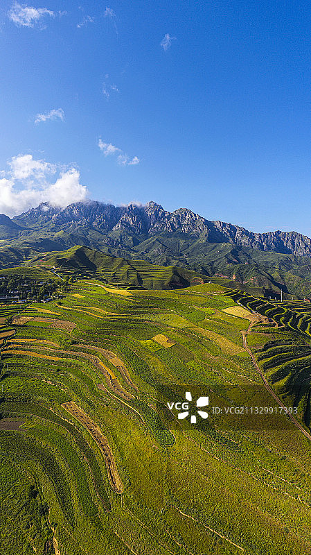冶力关梯田图片素材