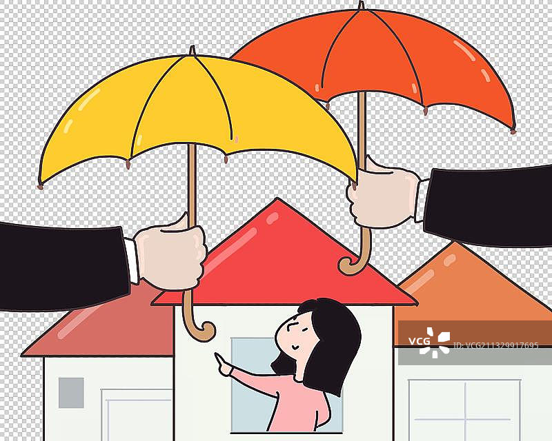 保护租房者元素图片素材