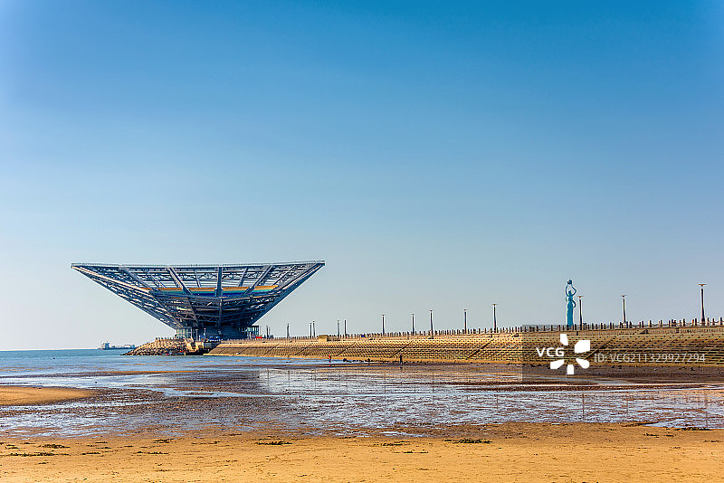 中国辽宁营口鲅鱼圈山海广场图片素材