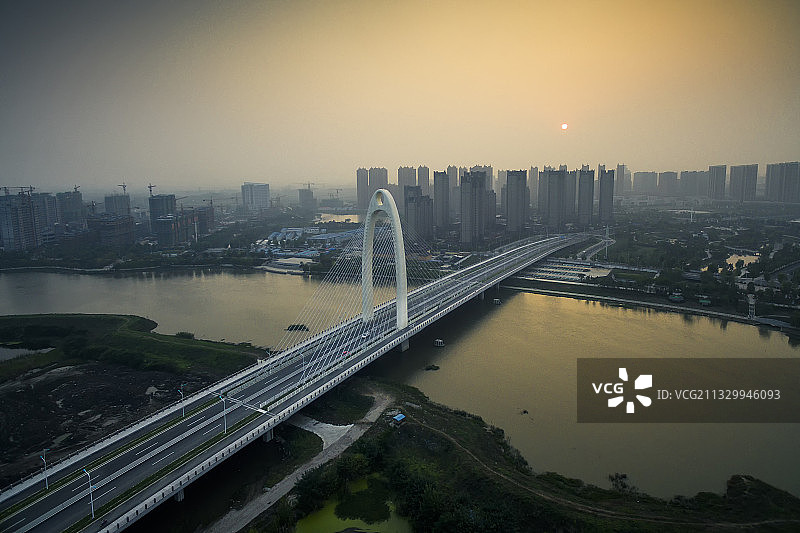 南京六合雄州大桥图片素材