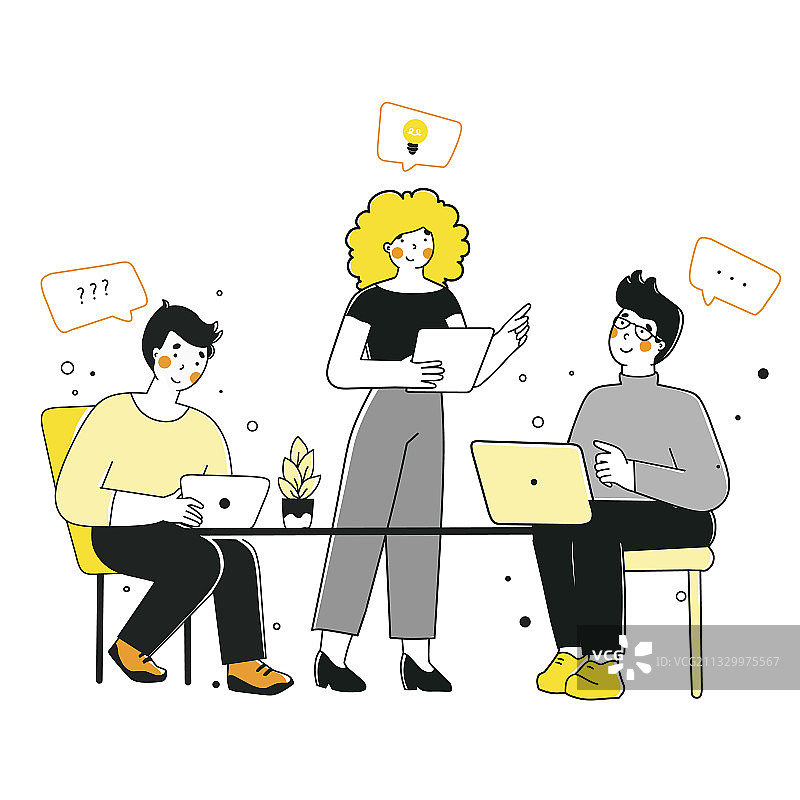 扁平化在线App软件开发图片素材